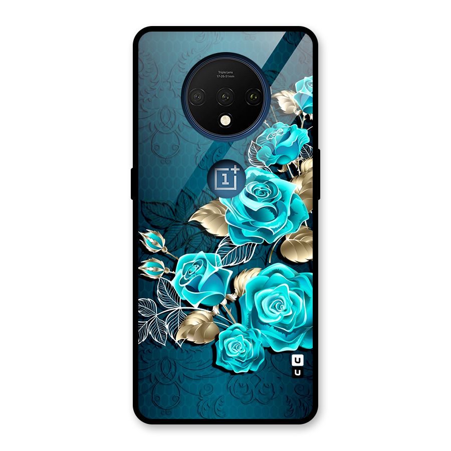 Rose Sheet Glass Back Case for OnePlus 7T