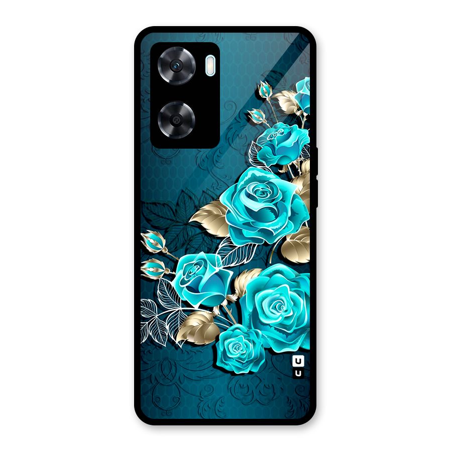Rose Sheet Glass Back Case for Oppo A77