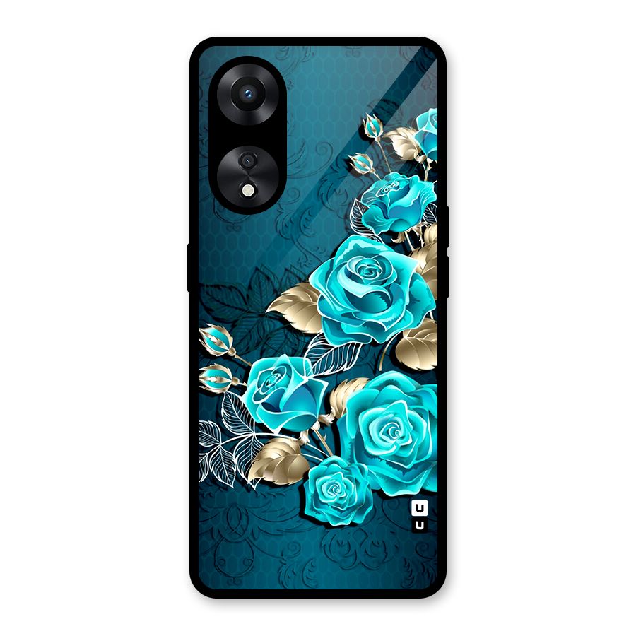 Rose Sheet Glass Back Case for Oppo A78