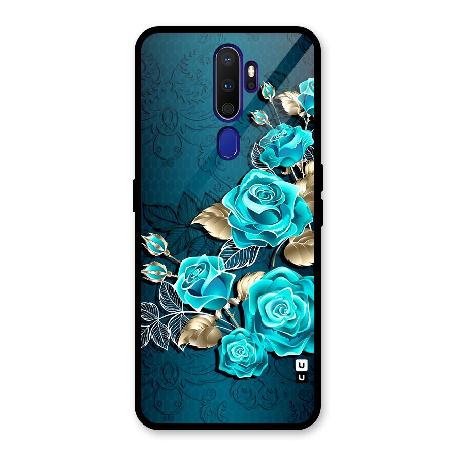 Rose Sheet Glass Back Case for Oppo A9 (2020)