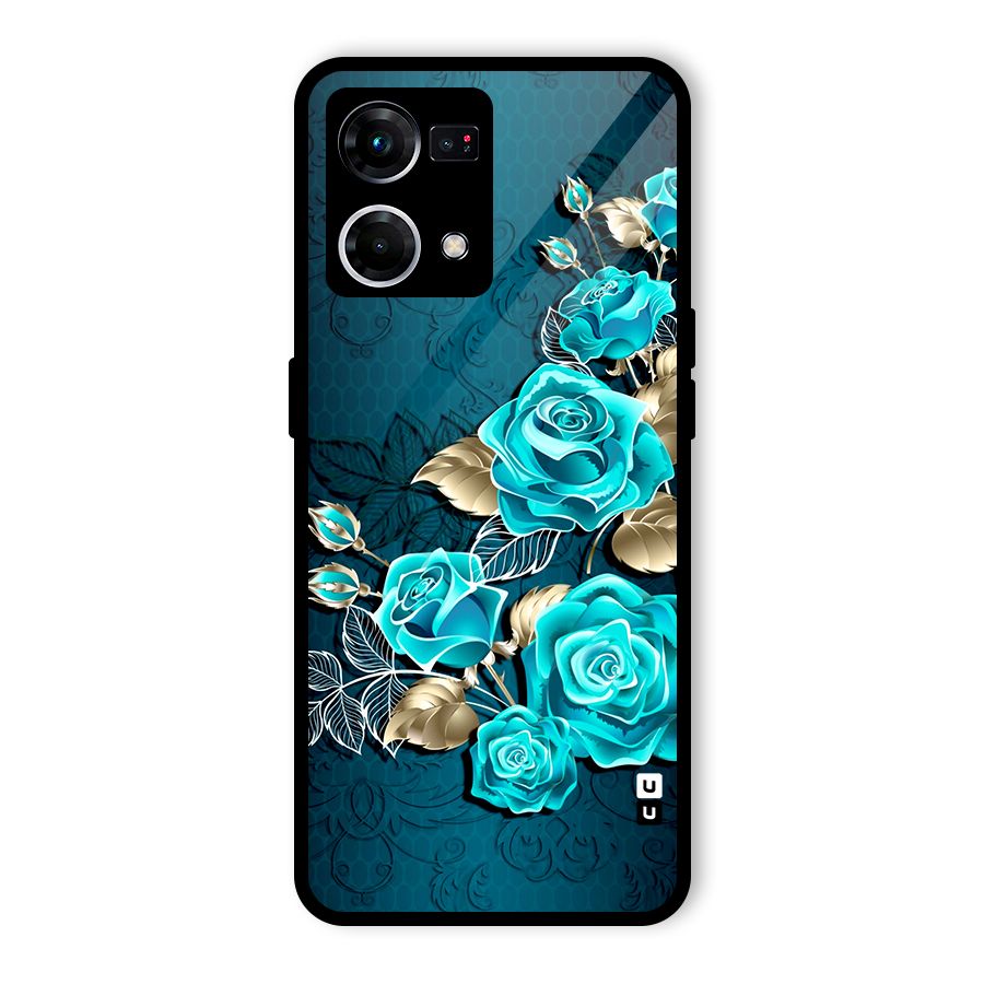 Rose Sheet Glass Back Case for Oppo F21 Pro 4G