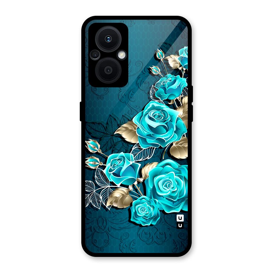 Rose Sheet Glass Back Case for Oppo F21s Pro 5G