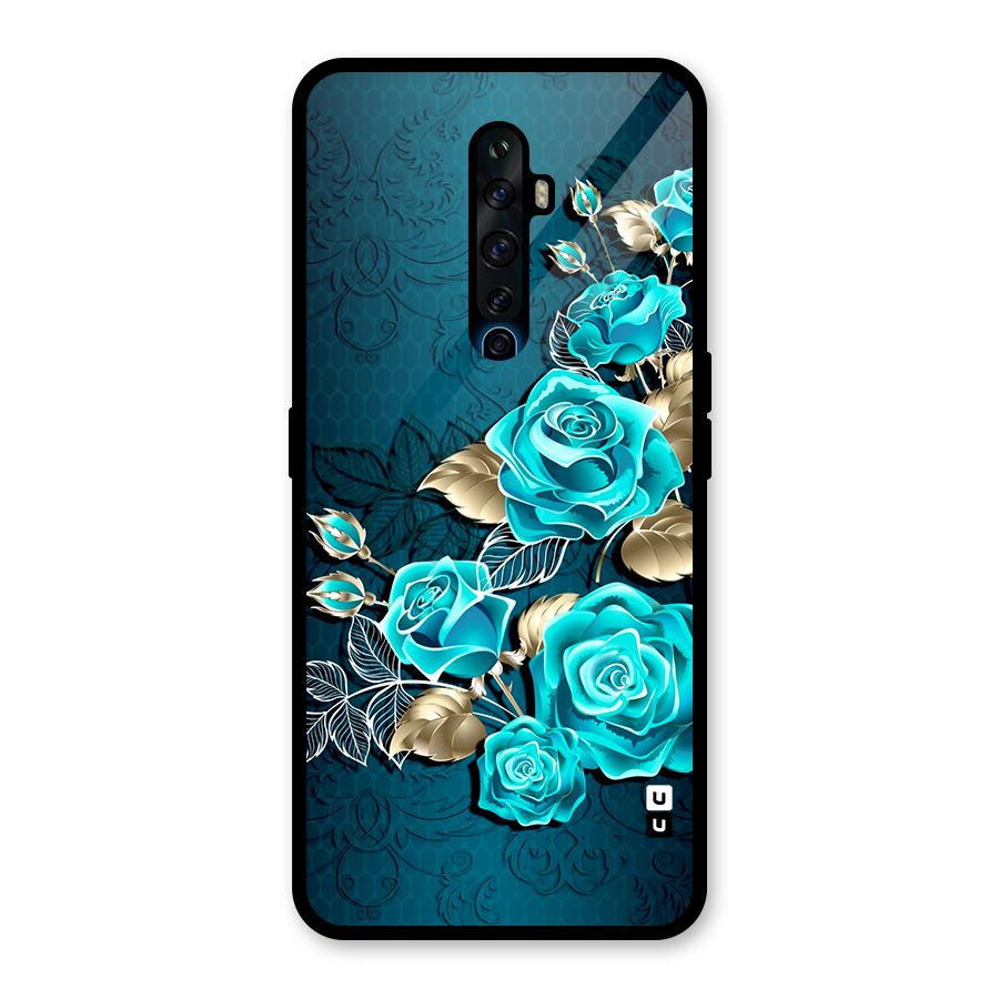Rose Sheet Glass Back Case for Oppo Reno2 F