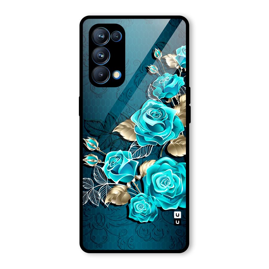 Rose Sheet Glass Back Case for Oppo Reno5 Pro 5G