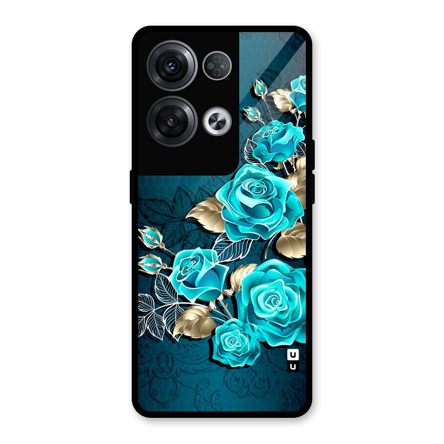 Rose Sheet Glass Back Case for Oppo Reno8 Pro 5G