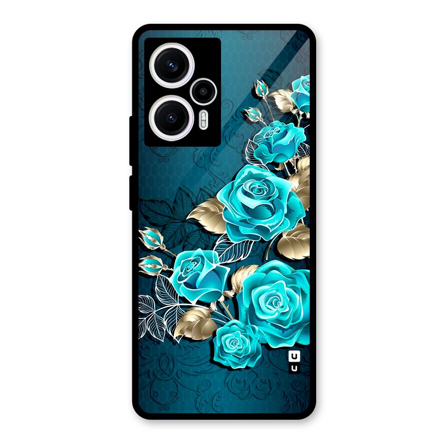 Rose Sheet Glass Back Case for Poco F5