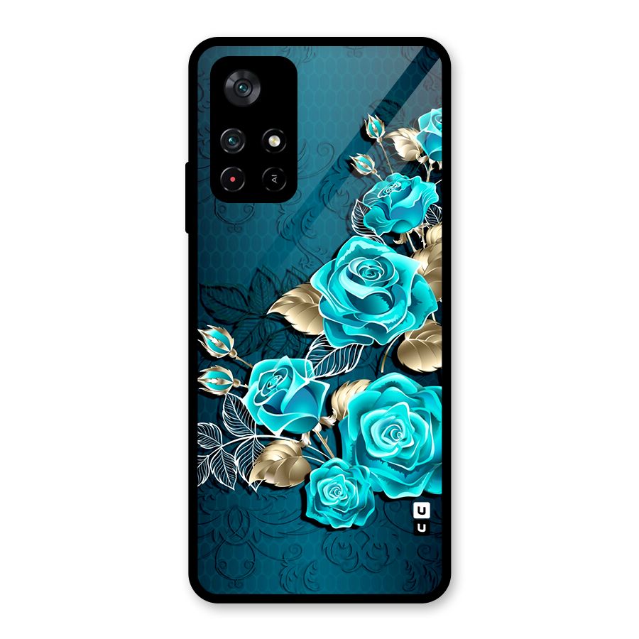 Rose Sheet Glass Back Case for Poco M4 Pro 5G