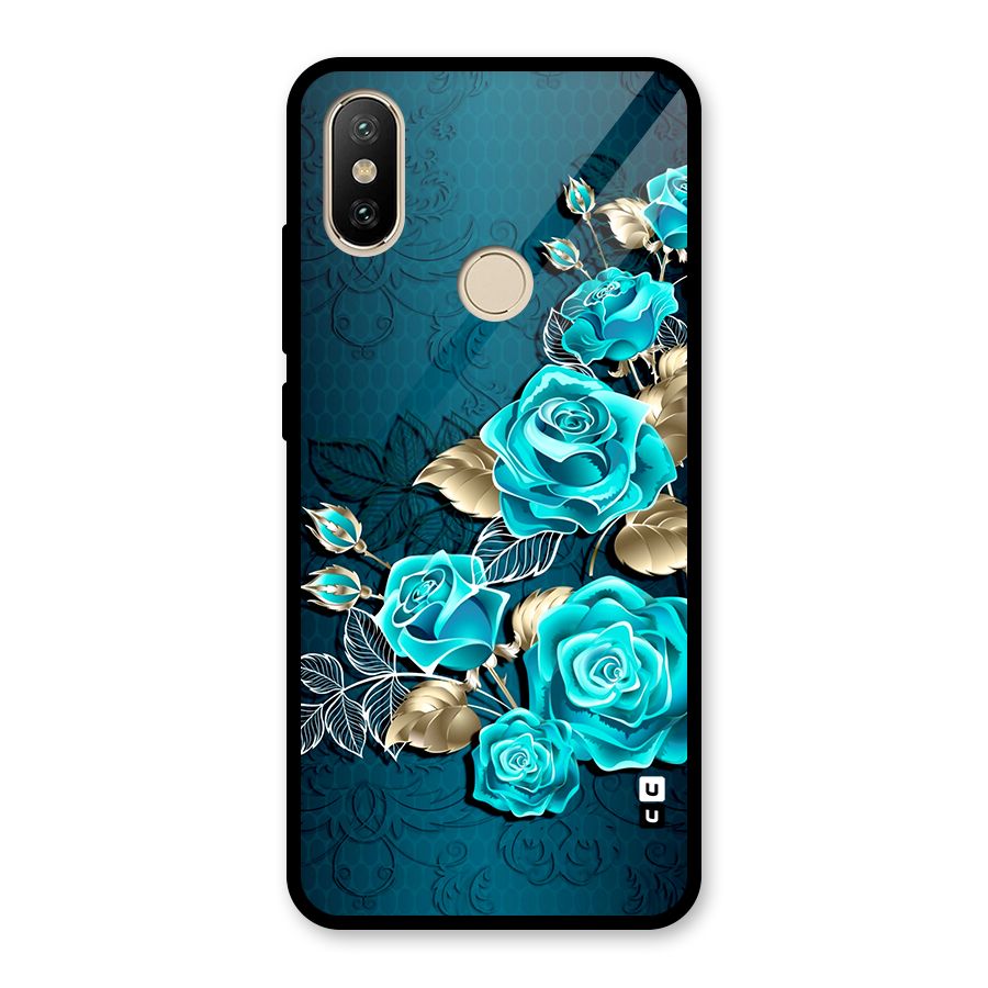 Rose Sheet Glass Back Case for Redmi A2
