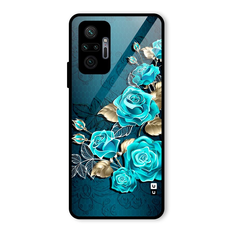 Rose Sheet Glass Back Case for Redmi Note 10 Pro