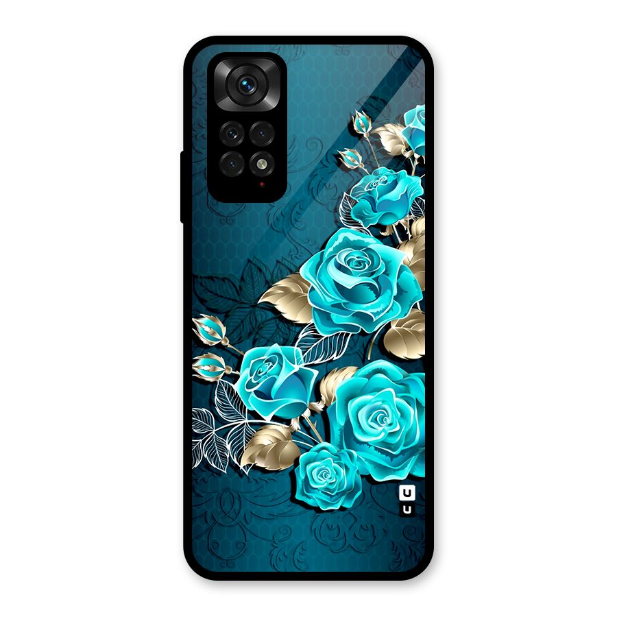 Rose Sheet Glass Back Case for Redmi Note 11