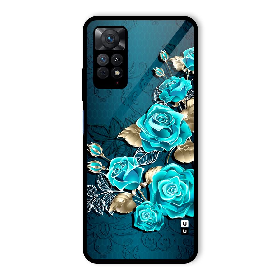 Rose Sheet Glass Back Case for Redmi Note 11 Pro