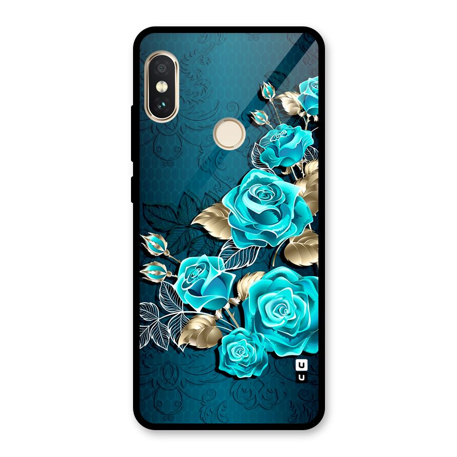 Rose Sheet Glass Back Case for Redmi Note 5 Pro