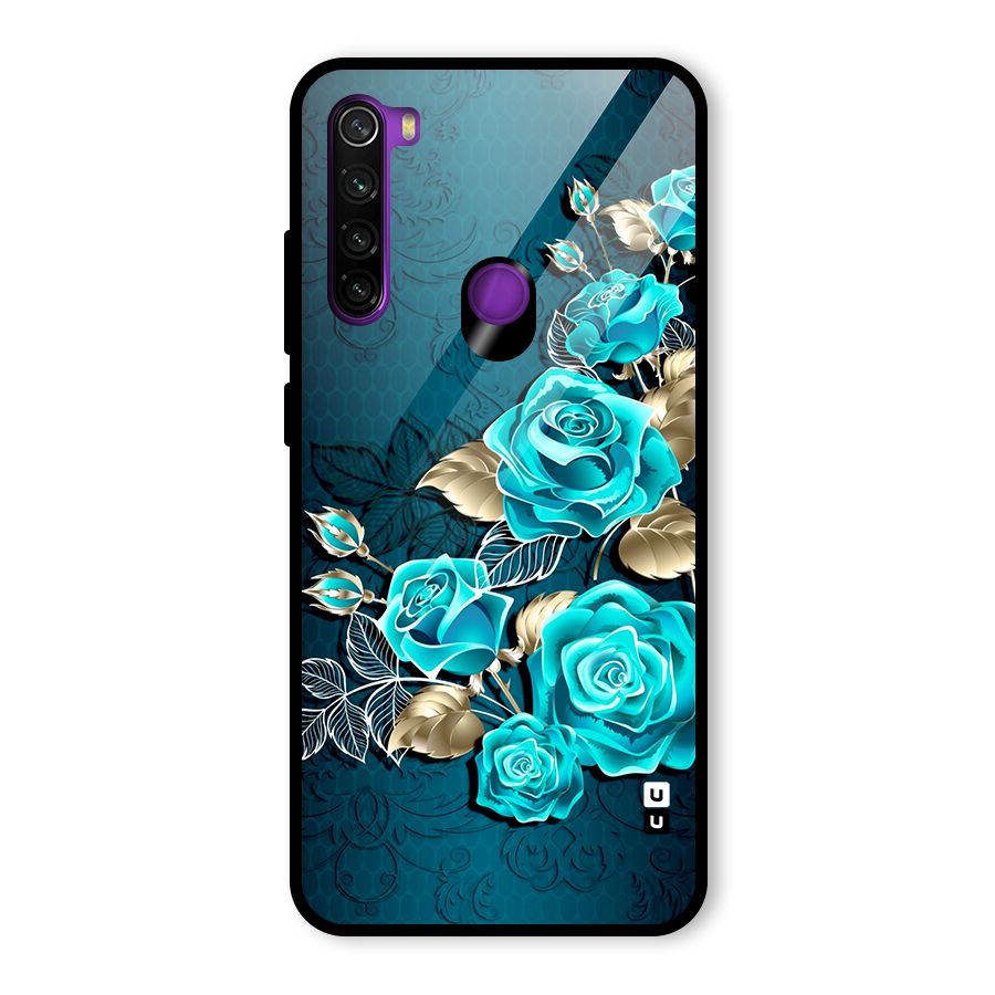 Rose Sheet Glass Back Case for Redmi Note 8