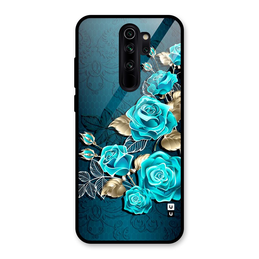 Rose Sheet Glass Back Case for Redmi Note 8 Pro
