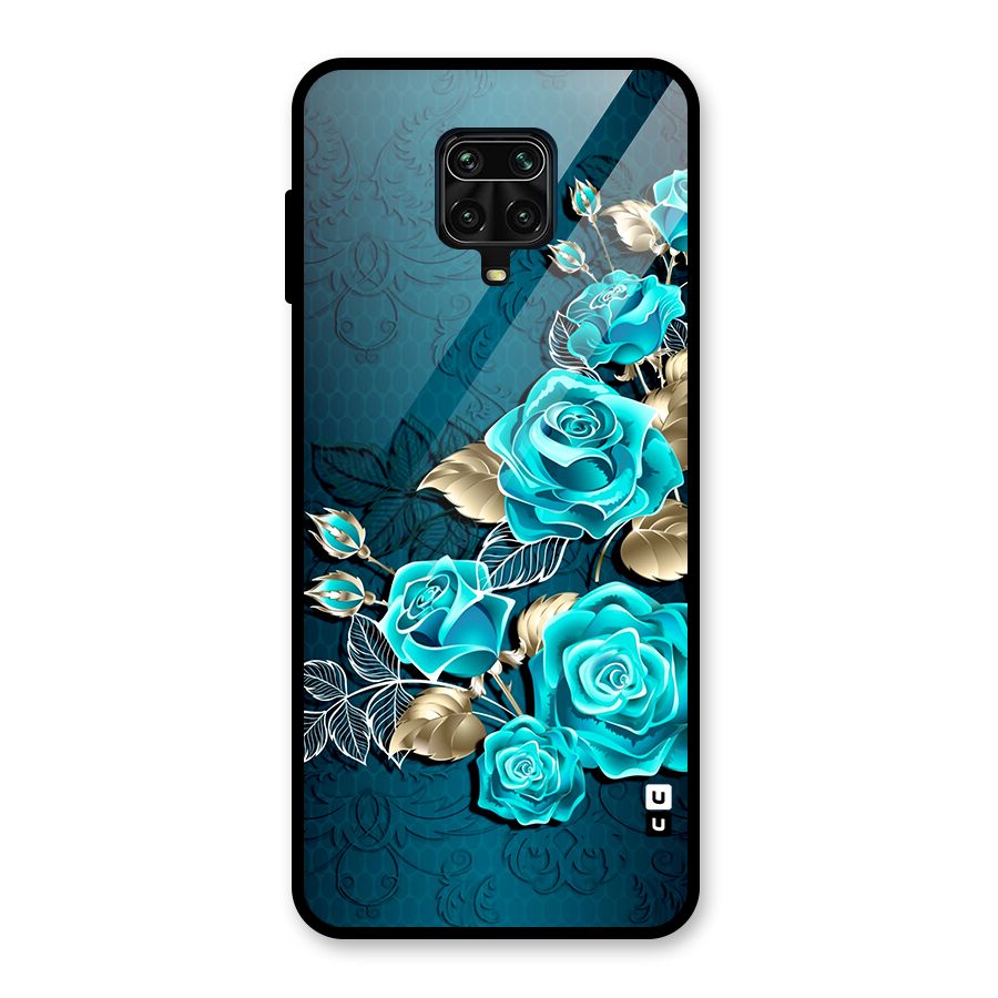 Rose Sheet Glass Back Case for Redmi Note 9 Pro