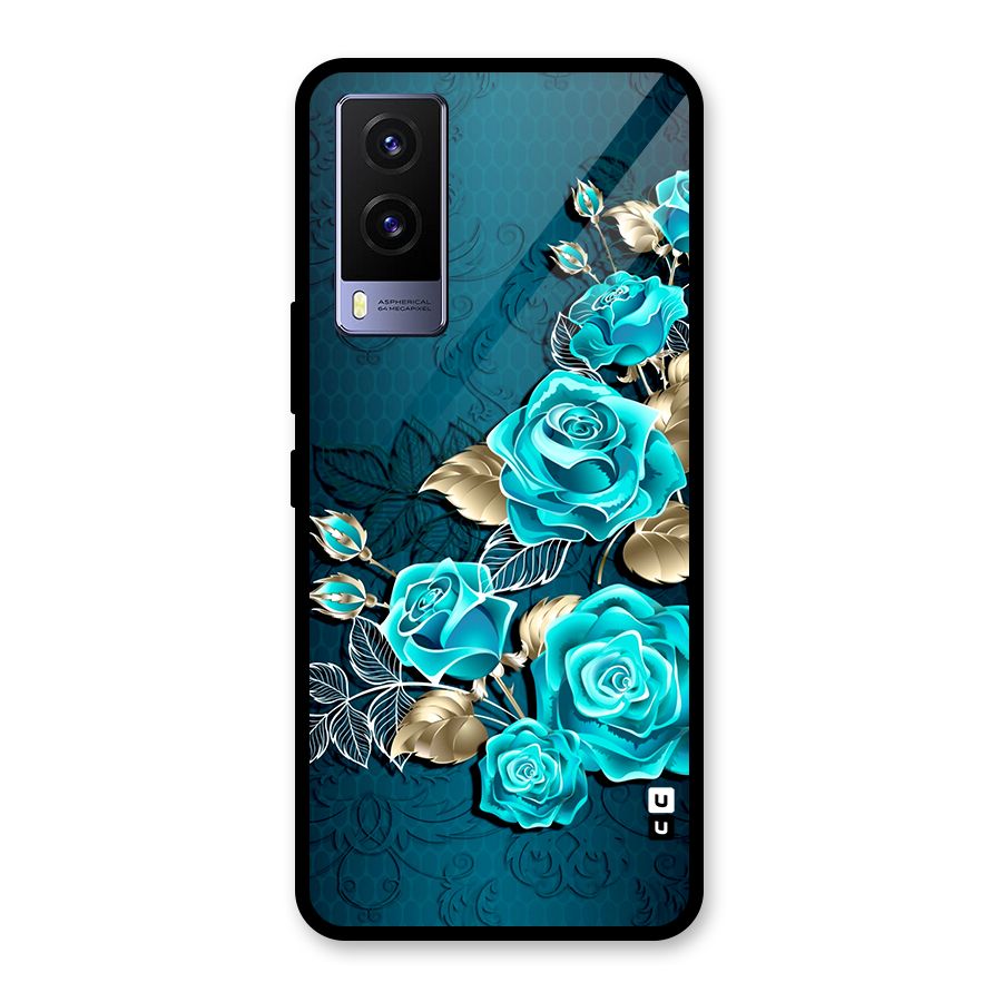 Rose Sheet Glass Back Case for Vivo V21e 5G