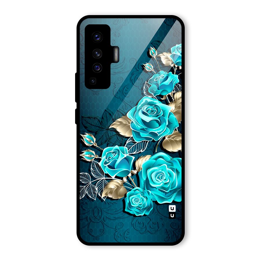 Rose Sheet Glass Back Case for Vivo X50