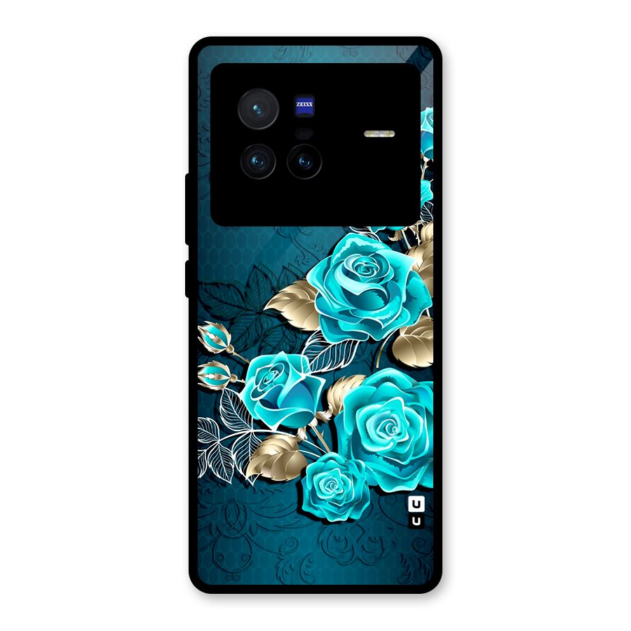 Rose Sheet Glass Back Case for Vivo X80