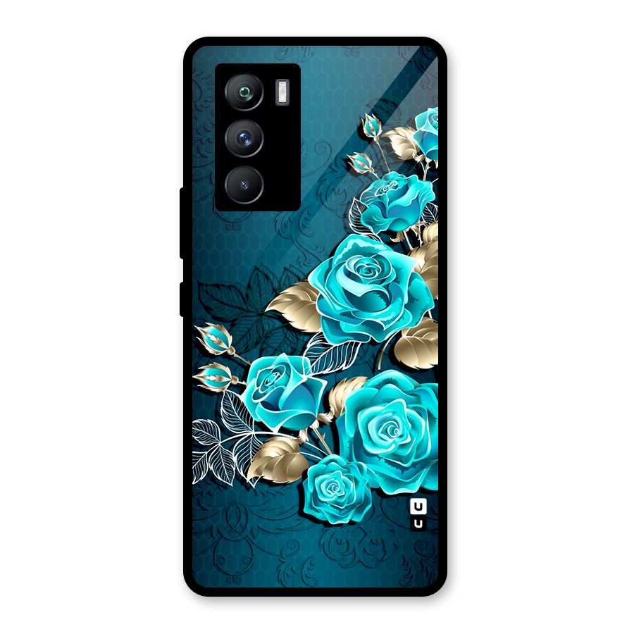 Rose Sheet Glass Back Case for Vivo iQOO 9 SE