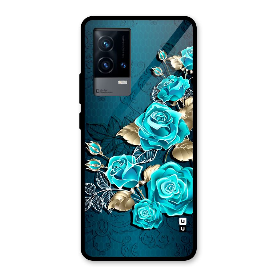 Rose Sheet Glass Back Case for iQOO 9 5G