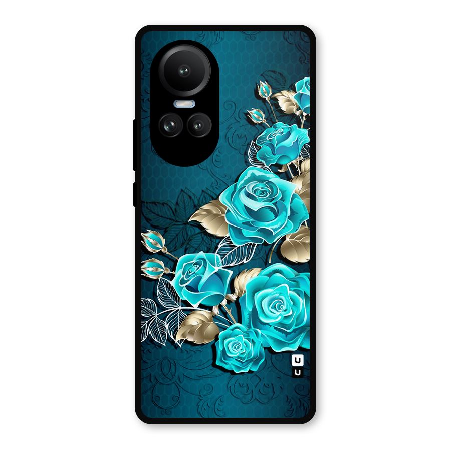 Rose Sheet Metal Back Case for Oppo Reno10