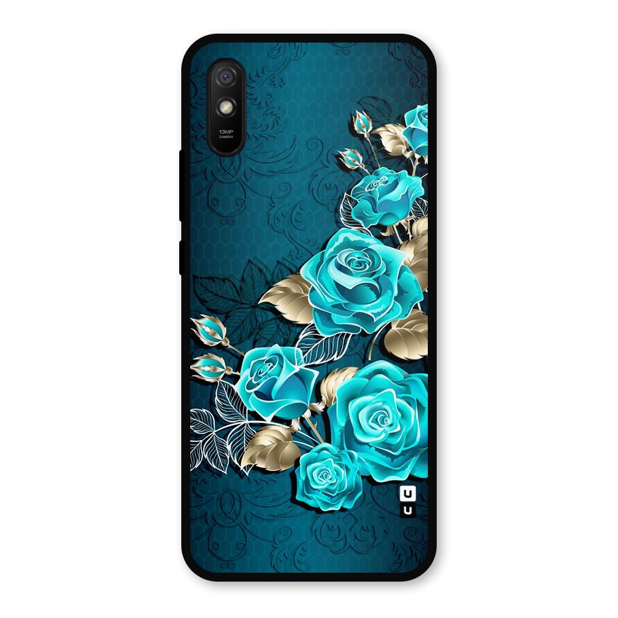 Rose Sheet Metal Back Case for Redmi 9a