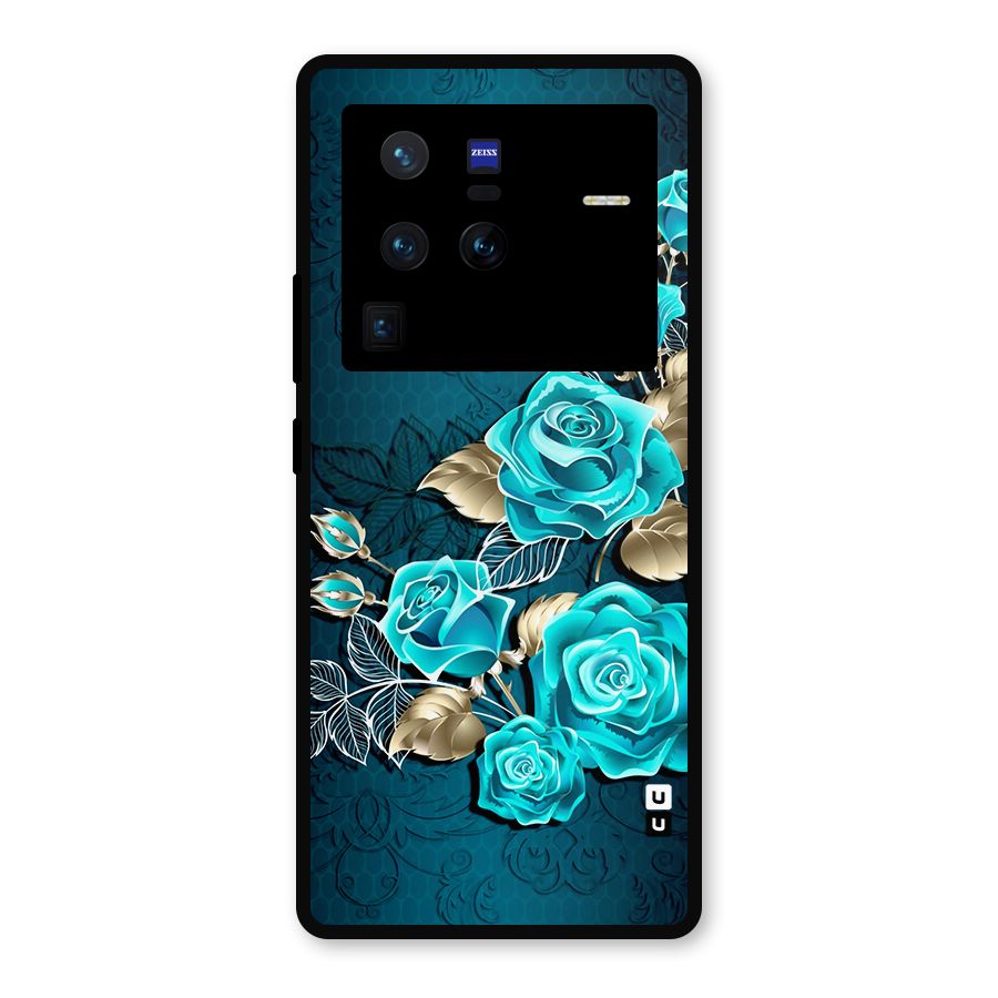 Rose Sheet Metal Back Case for Vivo X80 Pro