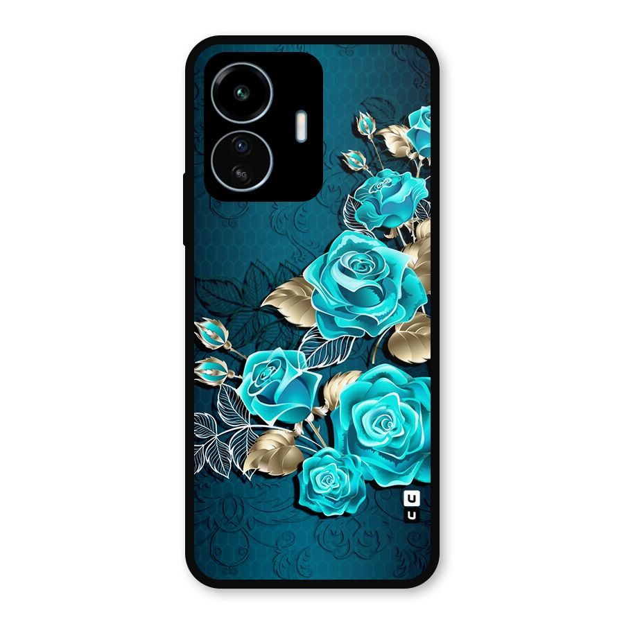 Rose Sheet Metal Back Case for vivo iQOO Z6 Lite 5G