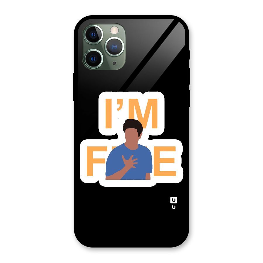 Ross is Fine Glass Back Case for iPhone 11 Pro
