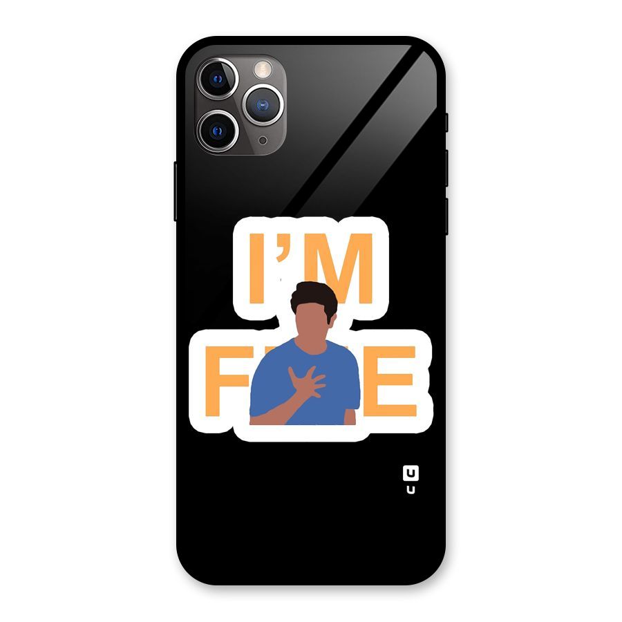 Ross is Fine Glass Back Case for iPhone 11 Pro Max