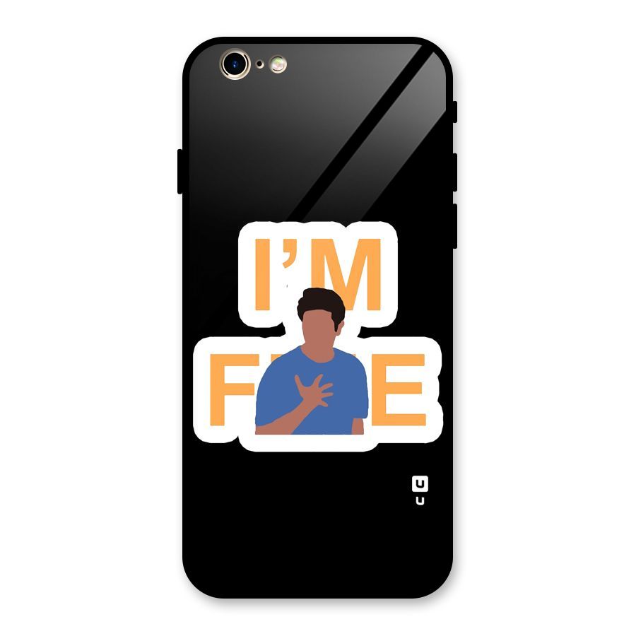 Ross is Fine Glass Back Case for iPhone 6 6S