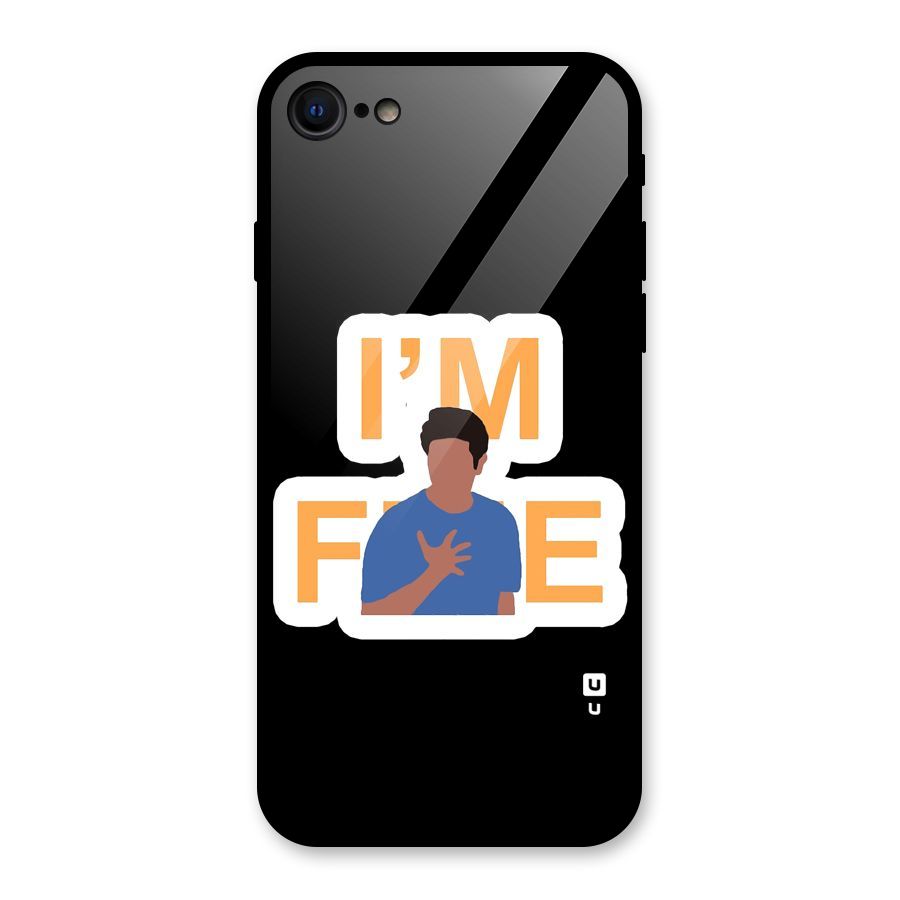 Ross is Fine Glass Back Case for iPhone 7