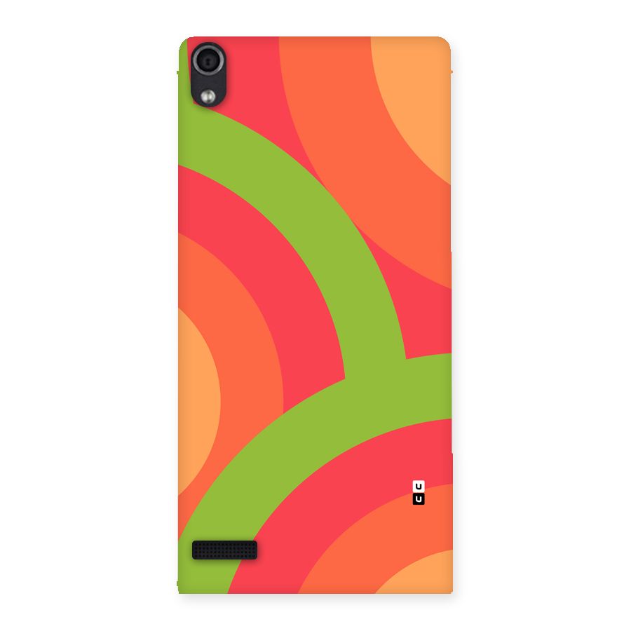 Rounded Shapes Back Case for Ascend P6