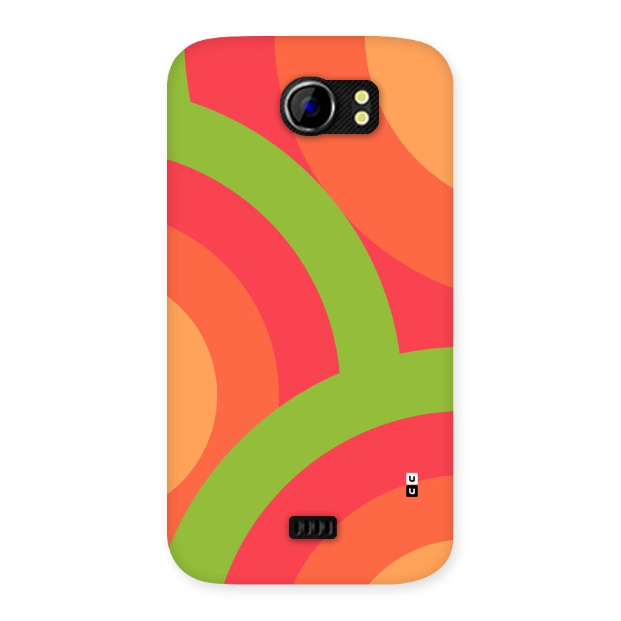 Rounded Shapes Back Case for Canvas 2 A110