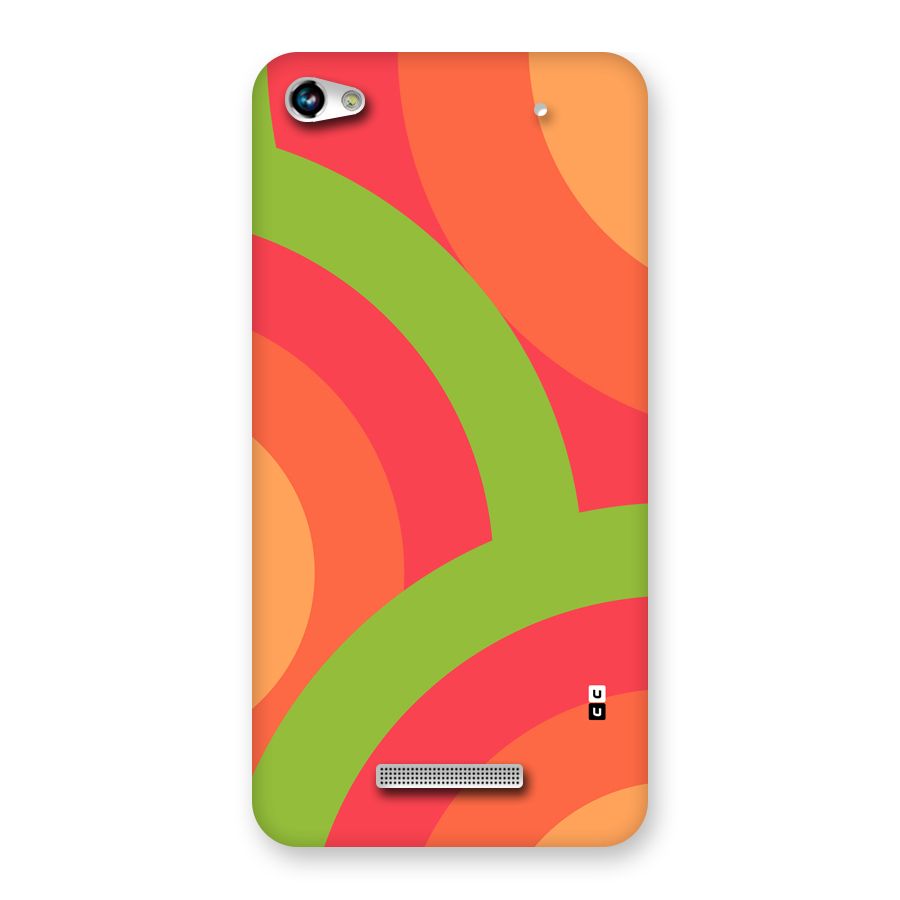 Rounded Shapes Back Case for Canvas Hue 2 A316