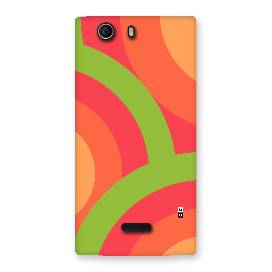 Rounded Shapes Back Case for Canvas Nitro 2 E311