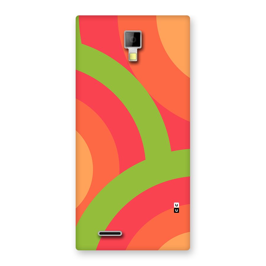 Rounded Shapes Back Case for Canvas Xpress A99