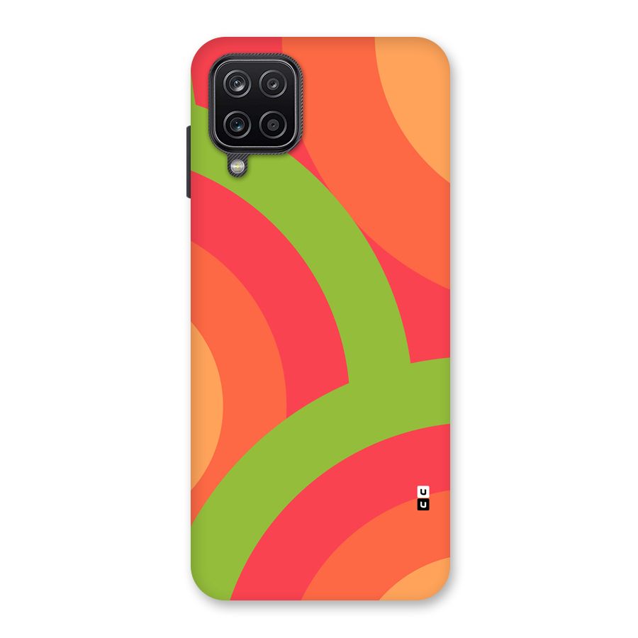 Rounded Shapes Back Case for Galaxy A12