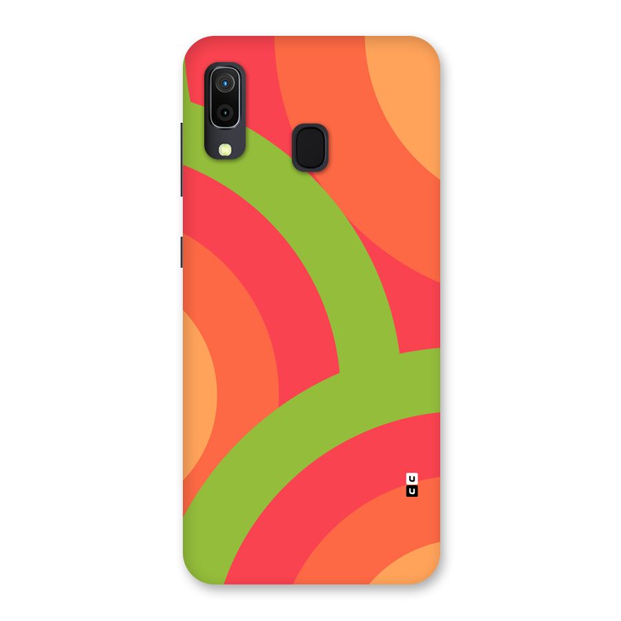 Rounded Shapes Back Case for Galaxy A30