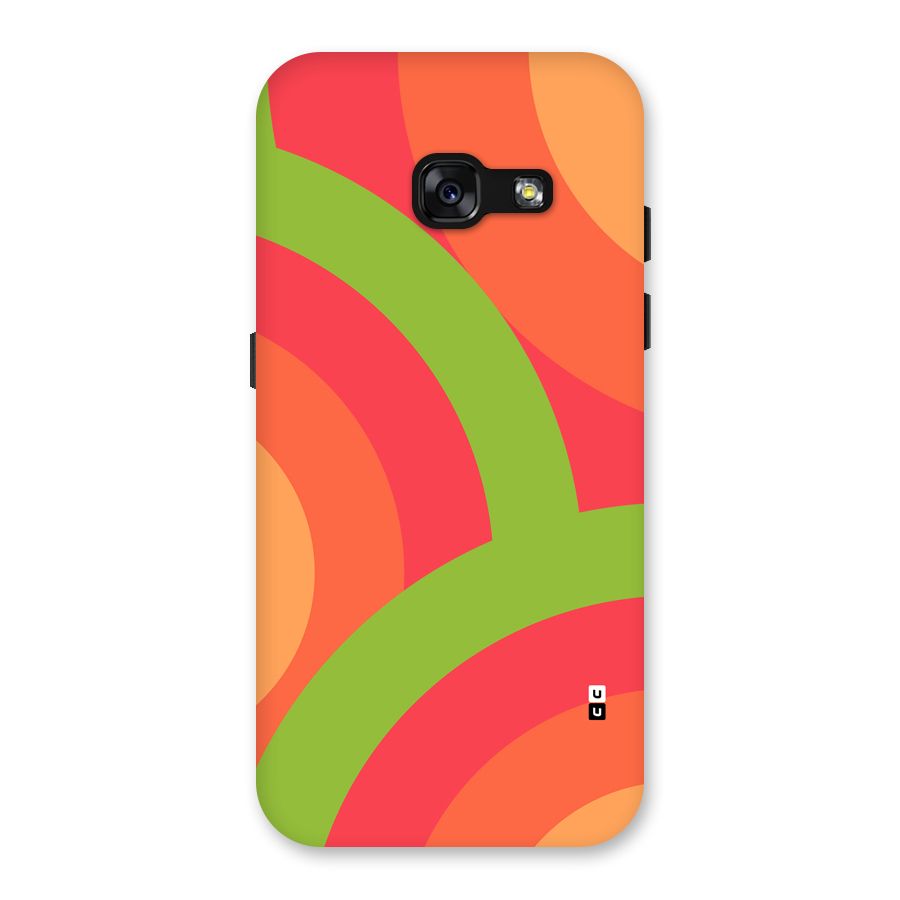 Rounded Shapes Back Case for Galaxy A3 (2017)