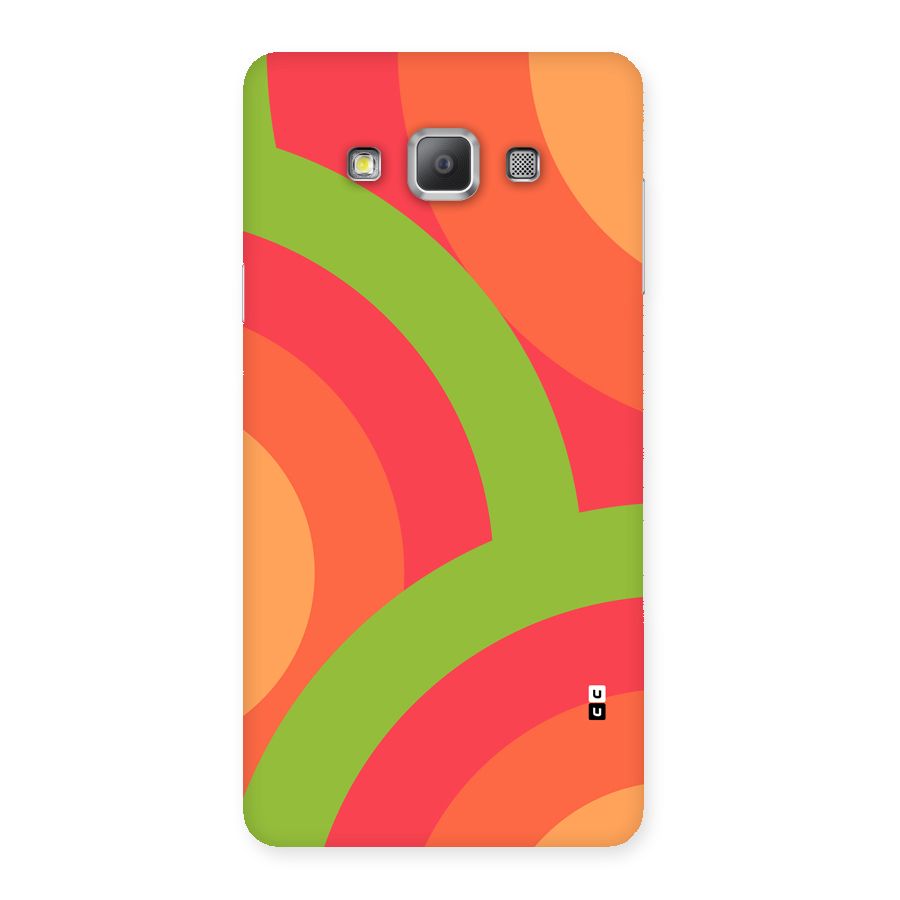 Rounded Shapes Back Case for Galaxy A7