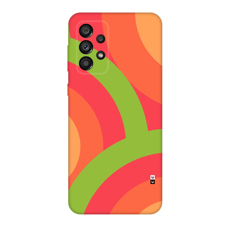 Rounded Shapes Back Case for Galaxy A73 5G