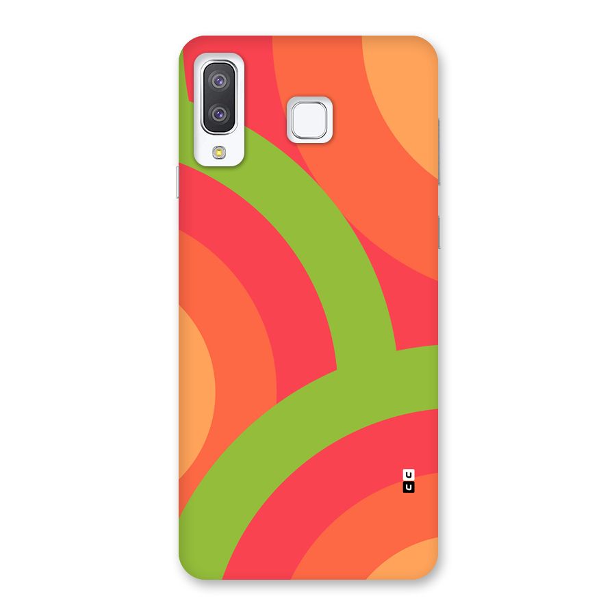 Rounded Shapes Back Case for Galaxy A8 Star