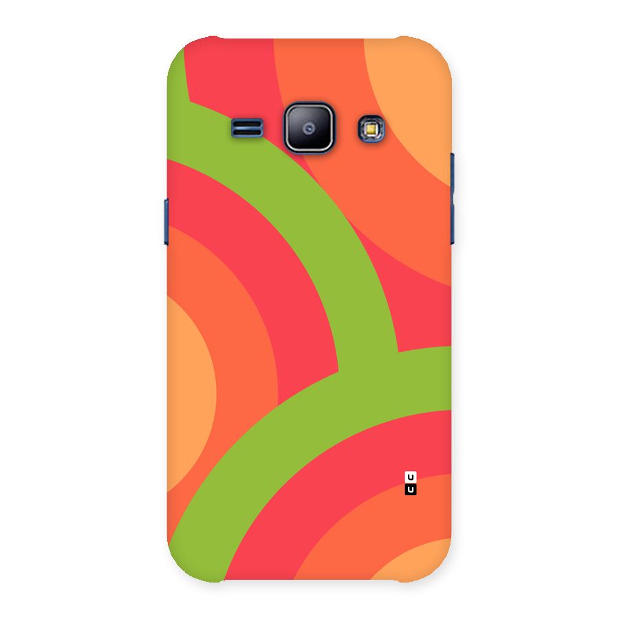 Rounded Shapes Back Case for Galaxy J1