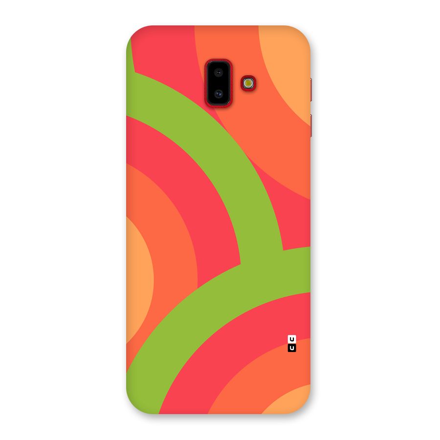 Rounded Shapes Back Case for Galaxy J6 Plus