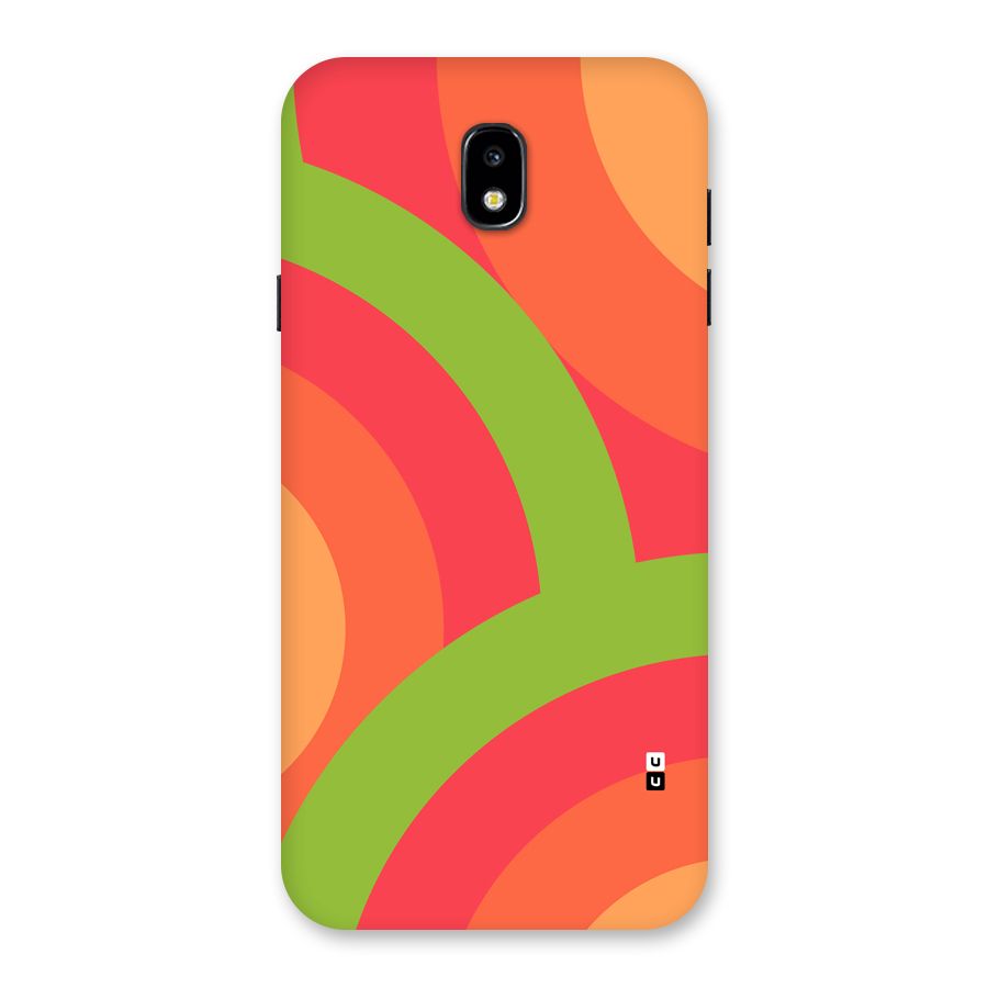 Rounded Shapes Back Case for Galaxy J7 Pro