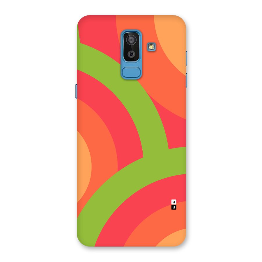 Rounded Shapes Back Case for Galaxy J8