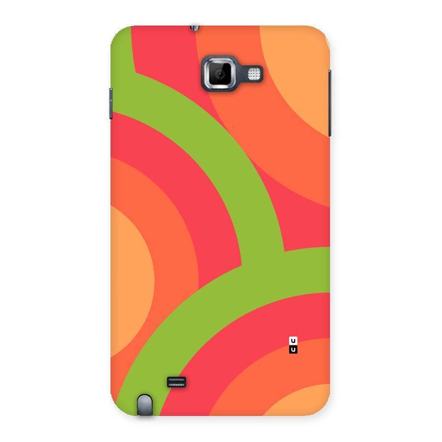 Rounded Shapes Back Case for Galaxy Note