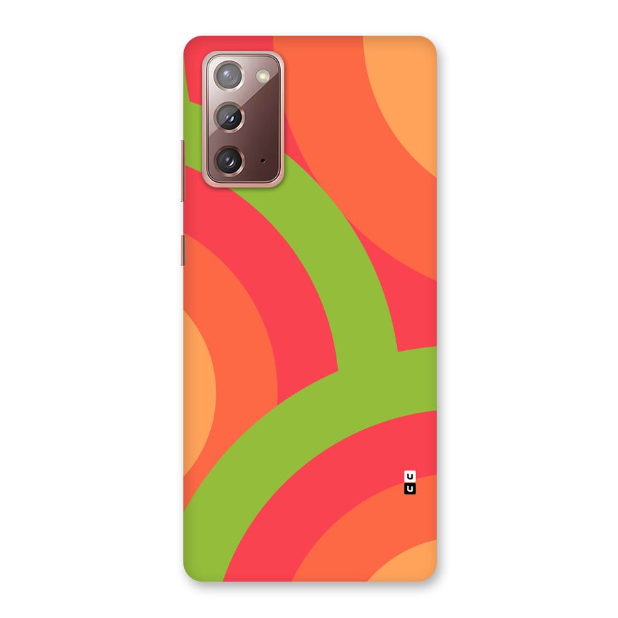 Rounded Shapes Back Case for Galaxy Note 20