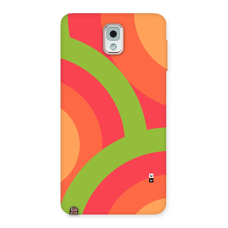 Rounded Shapes Back Case for Galaxy Note 3